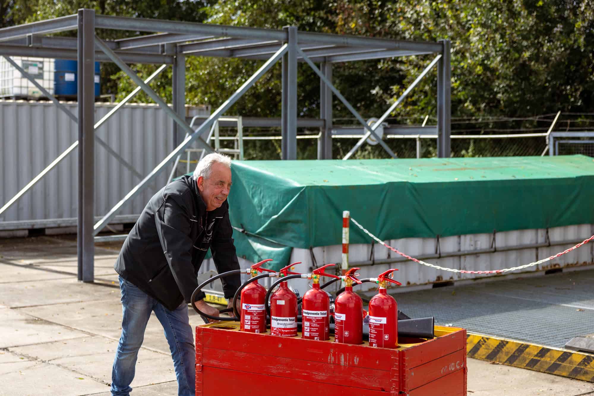 Instructeur en brandblussers